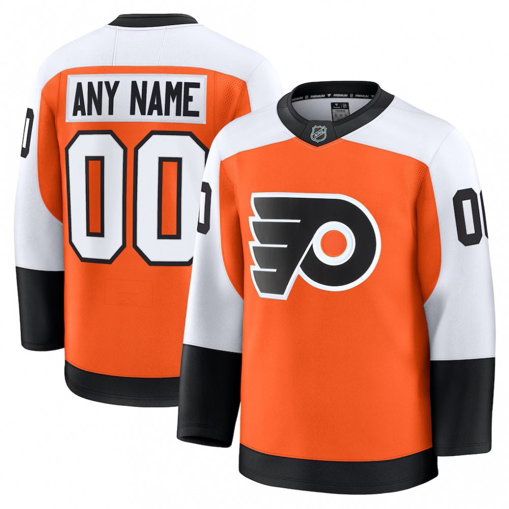 Men's Philadelphia Flyers Orange Home Premium Custom Jersey-Pro Kit Vault | Brand New 26/27 Sports Jerseys